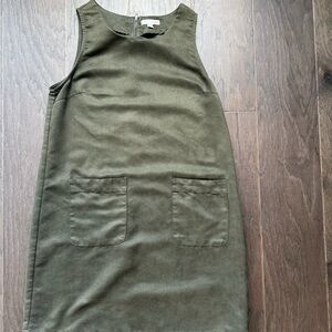 Gianni Bini Green Suede Shift Dress